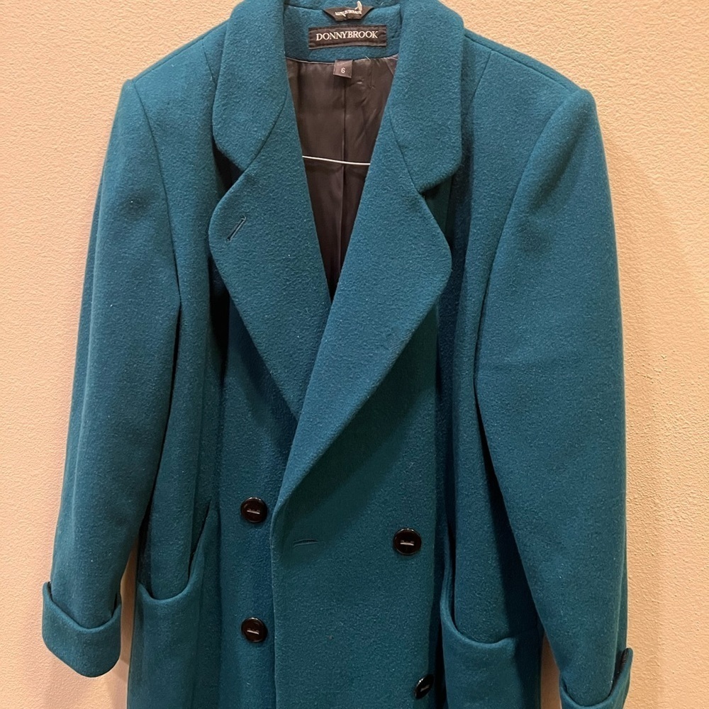 Donnybrook Women’s Wool Coat Size 6 Green